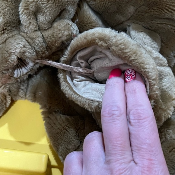 Baby 3-6 months Brown Winter Snowsuit Warm Bundling Cold Weather Footed Pj’s - Picture 6 of 13